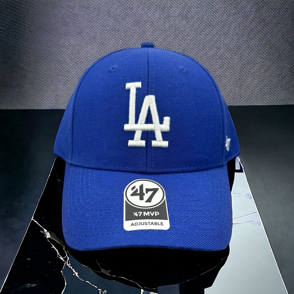 NEW Los Angeles Dodgers 47 Brand Curved Strapback Hat